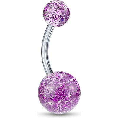 Šperky4U piercing do pupíku titan TIT1005-A