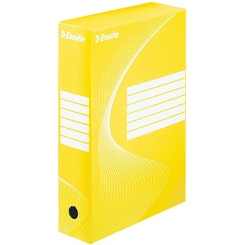 Esselte Кутия за документи ESSELTE Boxycolor A/4 80 mm картон жълта 128413 (128413)