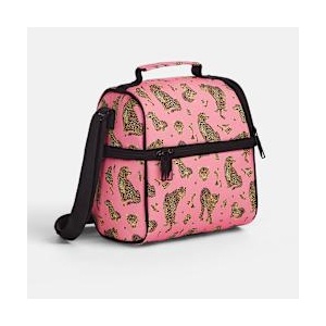 Sentio Чанта за храна Pink Leopards