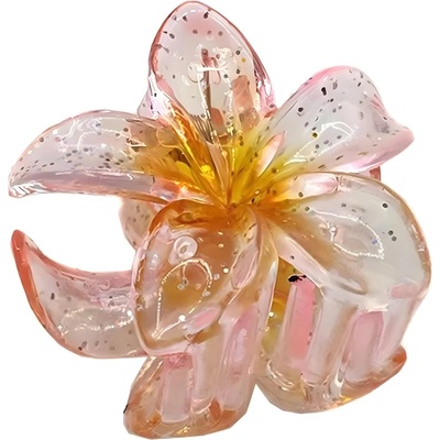HARAHU Щипка за коса Flower - Розова KP39307