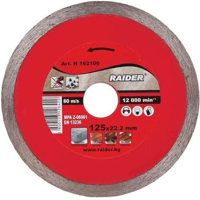 Raider Диск диамантен WET 115x22.2mm RD-DD09 - 162103