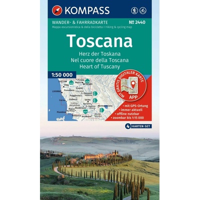 2440 Toscana 1: 50 000 KOMPASS