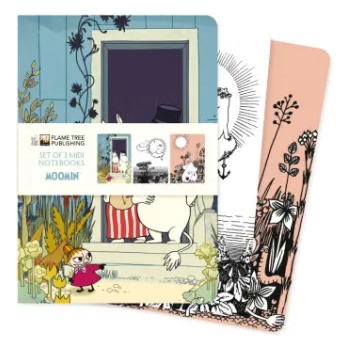 Flame Tree Publishing Moomin Set of 3 Midi Notebooks
