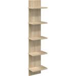 vidaXL Стенен рафт Дъб сонома 22 x 15 x 100 см Инженерна дървесина (8012424)