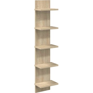 vidaXL Стенен рафт Дъб сонома 22 x 15 x 100 см Инженерна дървесина (8012424)