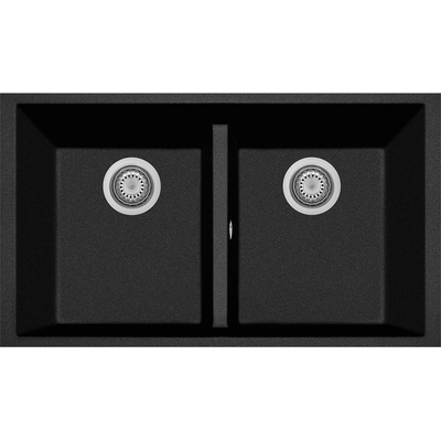 Plados Plados КУХНЕНСКА МИВКА one 84-20 st 838x559 ЧЕРНА (on8420st/44)