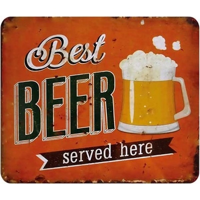 Ceduľa Best Beer Served Here