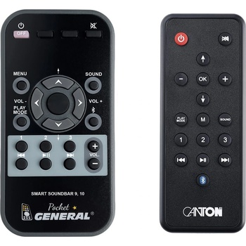 GENERAL CANTON Smart Soundbar 9, Smart Soundbar 10 - дистанционно управление дубликат (Smart Soundbar 9, Smart Soundbar 10)