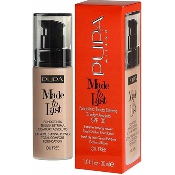 PUPA Milano Dlouhotrvající tekutý make-up SPF 10 Made To Last Total Comfort Foundation 050 Sand 30 ml