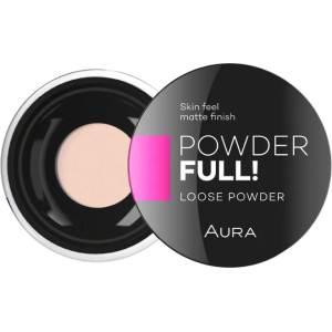 Aura Прахообразна пудра с минерали Powderfull, 106 Creamy, 8 g - baby