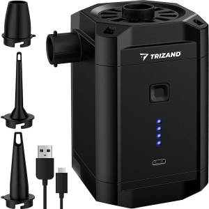 Trizand Помпа акумулаторна за надуваеми играчки, басейни и дюшеци 5V, 5000 mAh, TRIZAND (UNI-09203)