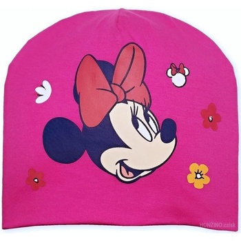 Setino dívčí čepice Minnie Mouse tm. růžová