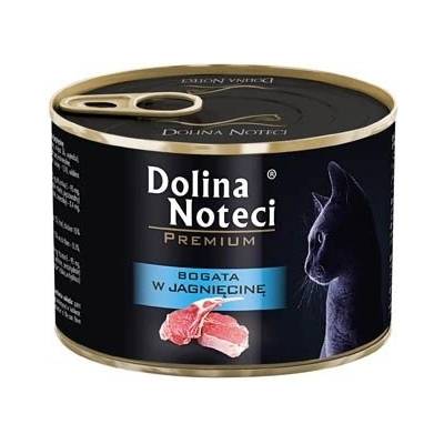 Dolina Noteci Premium за котки, богат на агнешко месо, 185 г