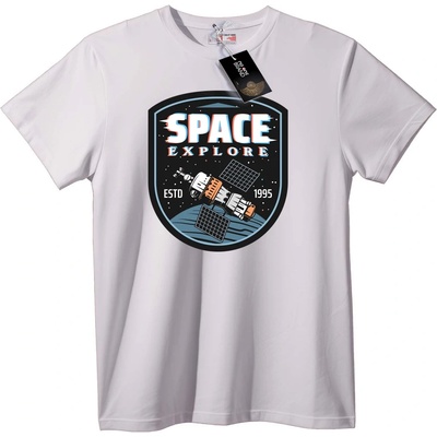 NOONEBRAND Тениска Космическо изследване 1995 - XL, Black