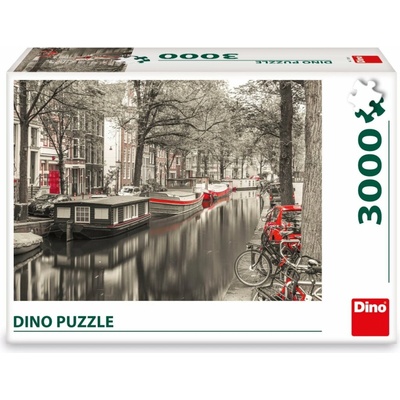 Dino Kanál v Amsterdamu 3000 dílků