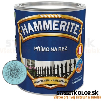 Hammerite kladivkový svetlomodrý 2,5L