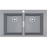 Franke Sirius 2.0 - Мивка от тектонит S2D 620-86, 86x50 см, сива 143.0650. 970 (143.0650.970) Мивка за вграждане