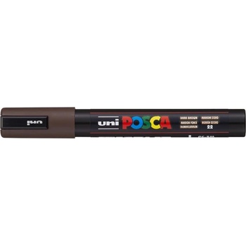 uni Декоративен маркер, 1, 8-2, 5 мм, UNI "Posca PC-5M", тъмнокафяв 300046000 (300046000)