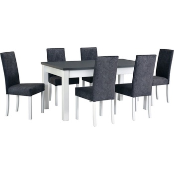 DREWMIX Jedálenský set - stôl MODENA I / stoličky ROMA II
