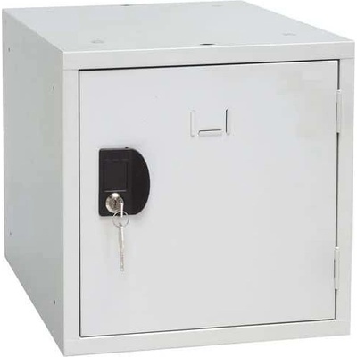 Manutan Svařované šatní boxy Mark 4 ks šedé/šedé 1506144