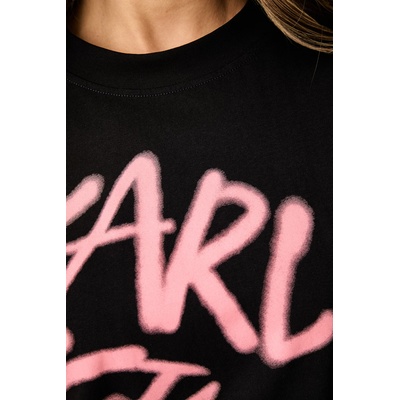 Karl Lagerfeld Jeans тениска дамска от памук (B3W17019)