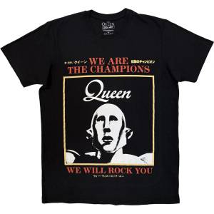 Queen We Are The Champions Black XL Риза (QUCBNTS125MB04)