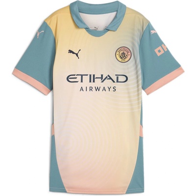 PUMA Manchester City FC Fourth Shirt 2024 2025 Womens - Blue/Pink