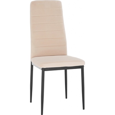 Kondela Coleta Nova Dulux Velvet béžová / čierna
