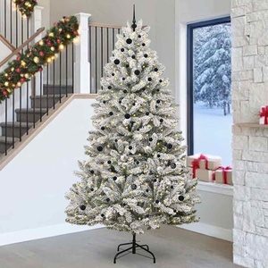vidaXL С изкуствено коледно дърво 270 cm 300 LED светодиода Топло бяло (3395776)
