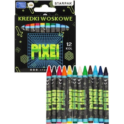 CreativeToys voskovky pixel 12 ks