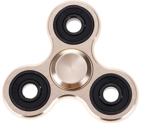Fidget Spinner Kovový Zlatý