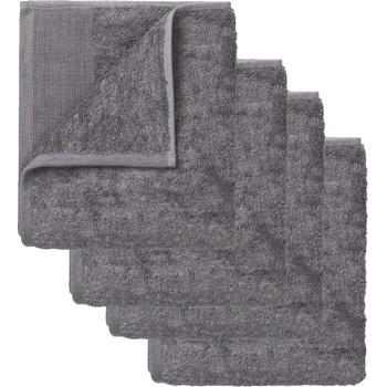blomus Комплект от 4 хавлиени кърпи Blomus - Gio, 30 х 30 cm, графит (BLOMUS 69114)