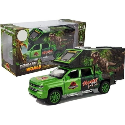 Mamido Auto dinosaur so svetelnými a zvukovými efektmi zelené