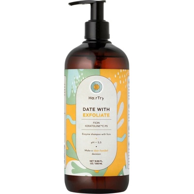 HairTry Date With Exfoliate Enzymatický šampon 500 ml
