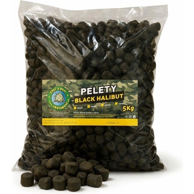 Chyť a pusť Pelety BLACK halibut 10 kg