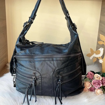 Image 1 of Дамска Черна Чанта- Раница - Модел bl1513