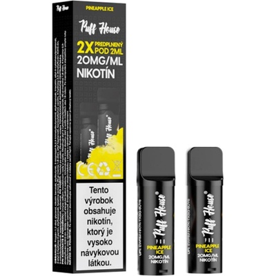 Puff House Pineapple Ice 20 mg POD 2 ks