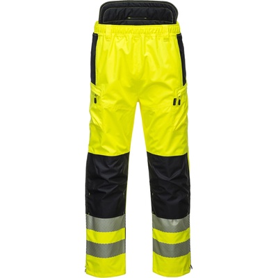 Portwest hi-vis extreme pw342 / Светлоотразителни водоустойчиви панталони - hv жълто/черно 4xl (pw342ybr4xl)