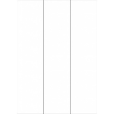 Print etikety 70x297mm biele