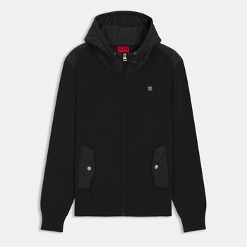 Hugo Яке Hugo Men's Sylon Red Long Sleeve Full Zip Hybrid Jacket - Black 001