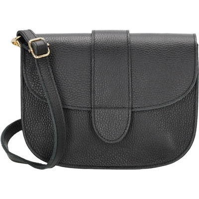Charm London prošívaná crossbody kabelka „Fame“ Černá
