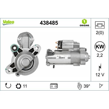 Startér VALEO 438485