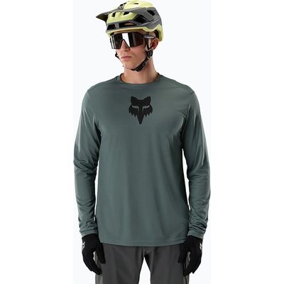 Fox Racing Мъжка велосипедна блуза с дълъг ръкав Fox Racing Ranger Fox Head LS sage
