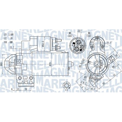 Startér MAGNETI MARELLI 063721466010