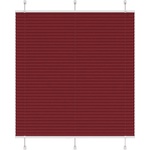vidaXL Плисирана щора Бордо червено 115x150 cm Ширина на плата 114, 4cm (4015248)
