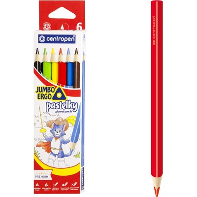 Centropen Jumbo trojhranné 9522 6 ks