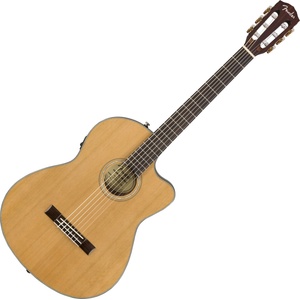 Fender CN-140SCE WN 4/4 Natural Класическа китара с предусилвател