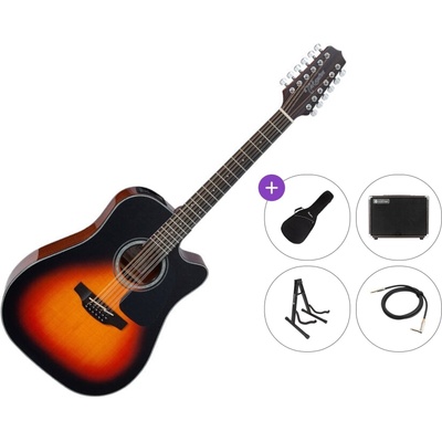 Takamine GD30CE-12 Premium SET Brown Sunburst 12-струнна електро-акустична китара