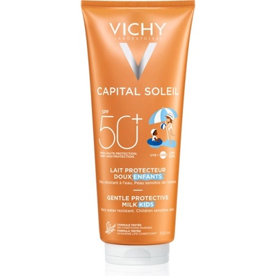 Vichy Capital Soleil Gentle Milk защитно мляко за лице и тяло за деца SPF 50 300ml