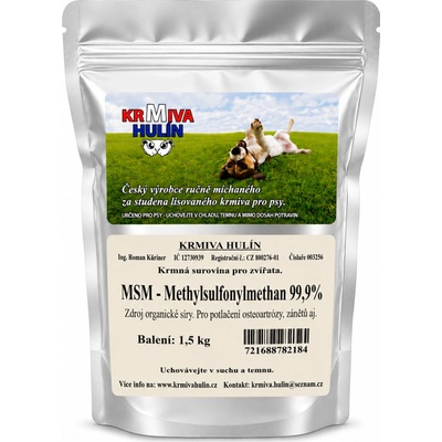 Marine Harvest MSM Methylsulfonylmethan 99,9 % pro psy 1,5 kg